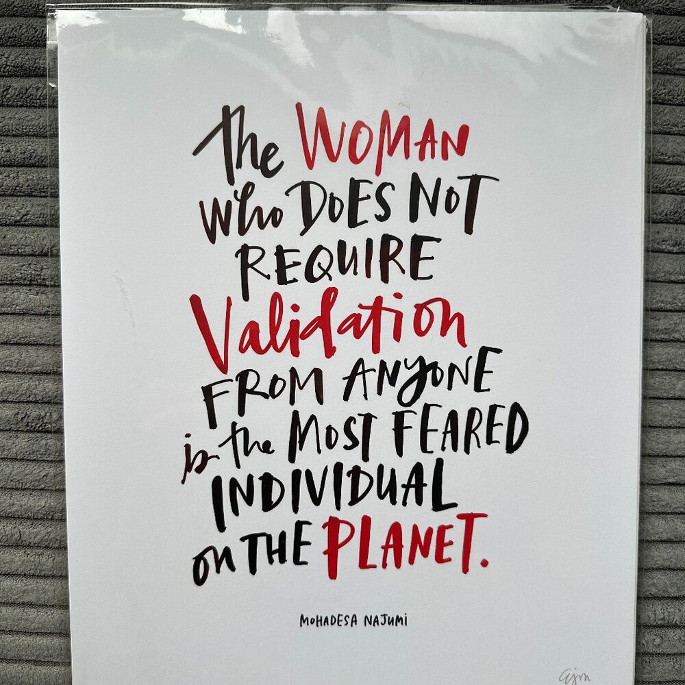 Emily McDowell Print Girl Power Women Empowerment Business Salon Studio Dorm